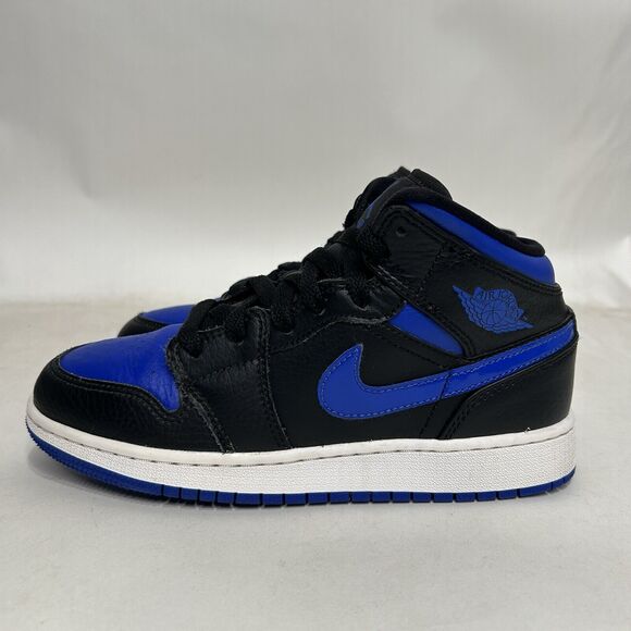 Nike Shoes Air Jordan 1 Mid Retro GS “Hyper Royal” 2024 - Picture 6 of 8